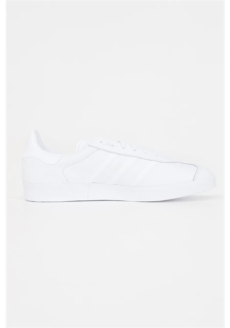 White Gazelle sneakers for men and women with embossed logo ADIDAS ORIGINALS | BB5498.